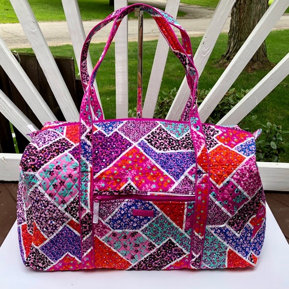 Vera Bradley Handbags - Vera Bradley Large Duffel bag in Modern Medley NWT